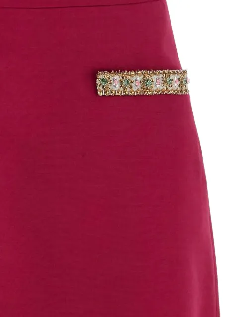 Valentino Garavani embellished-pocket skirt
