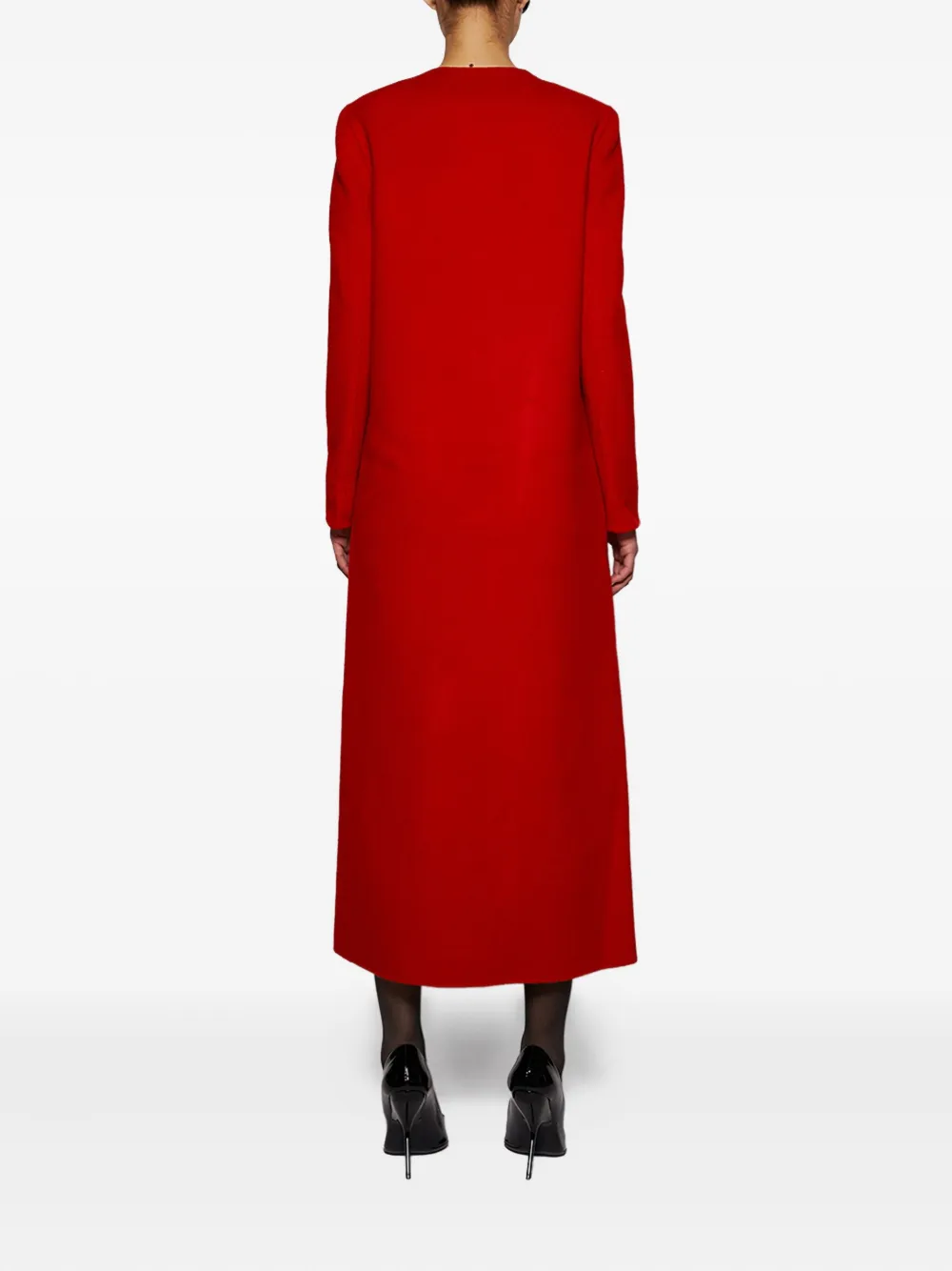 LOULOU DE SAISON MARTIL BUTTON-FRONT LONG COAT 
