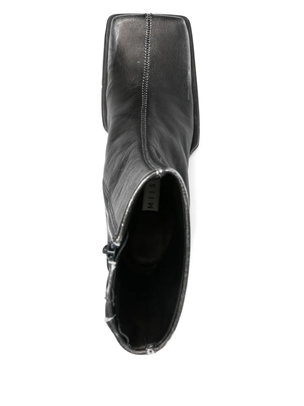 Miista 60mm Brenda Metal boots Zwart