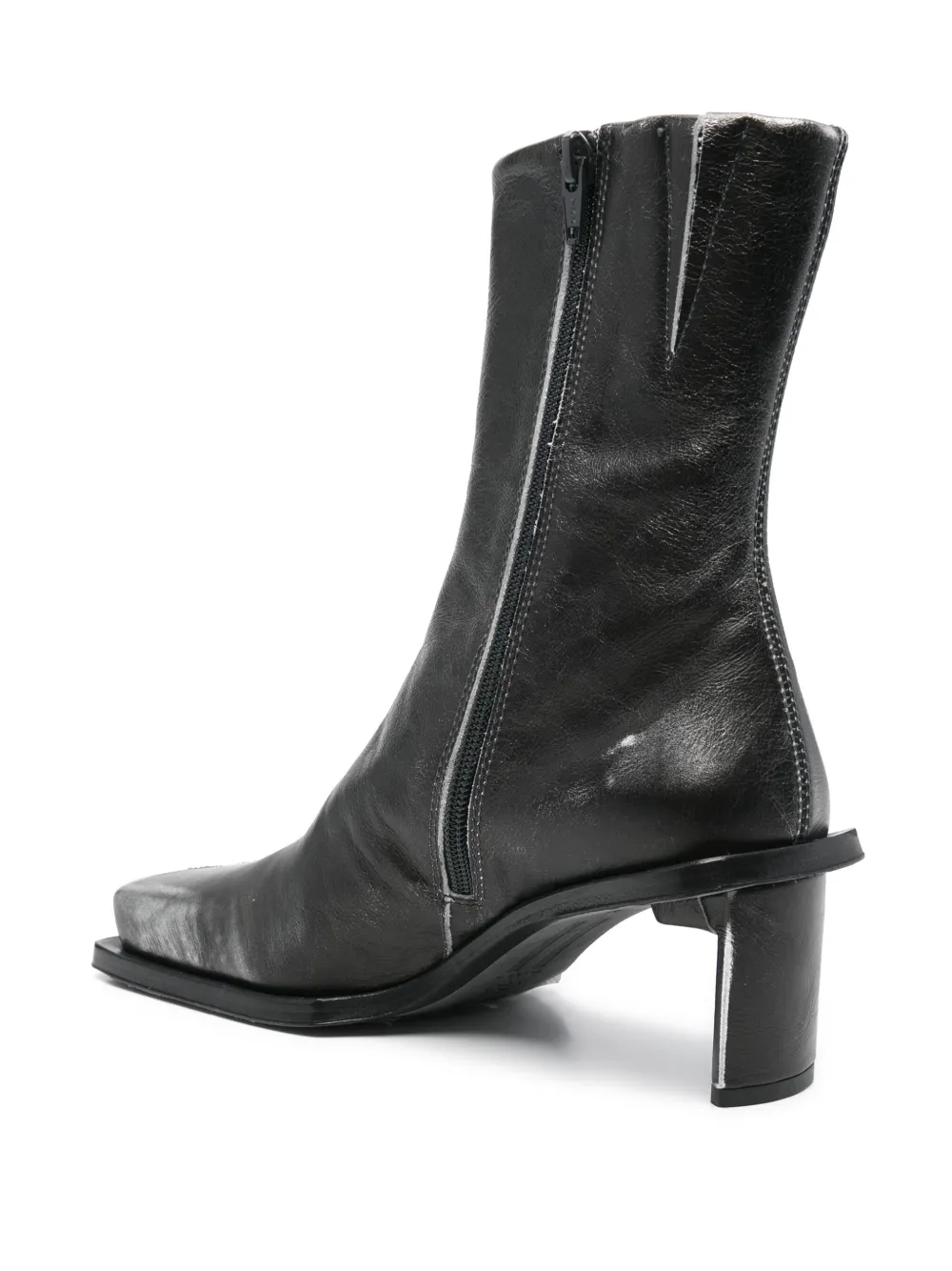 Miista 60mm Brenda Metal boots Zwart