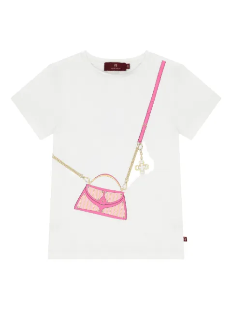 Aigner Kids logo-bag T-shirt