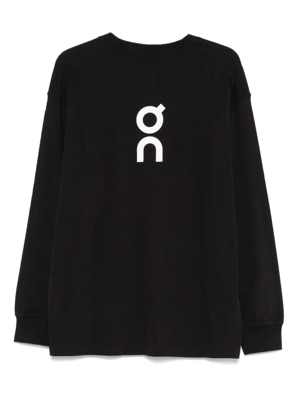 On Running T-shirt met lange mouwen - Zwart