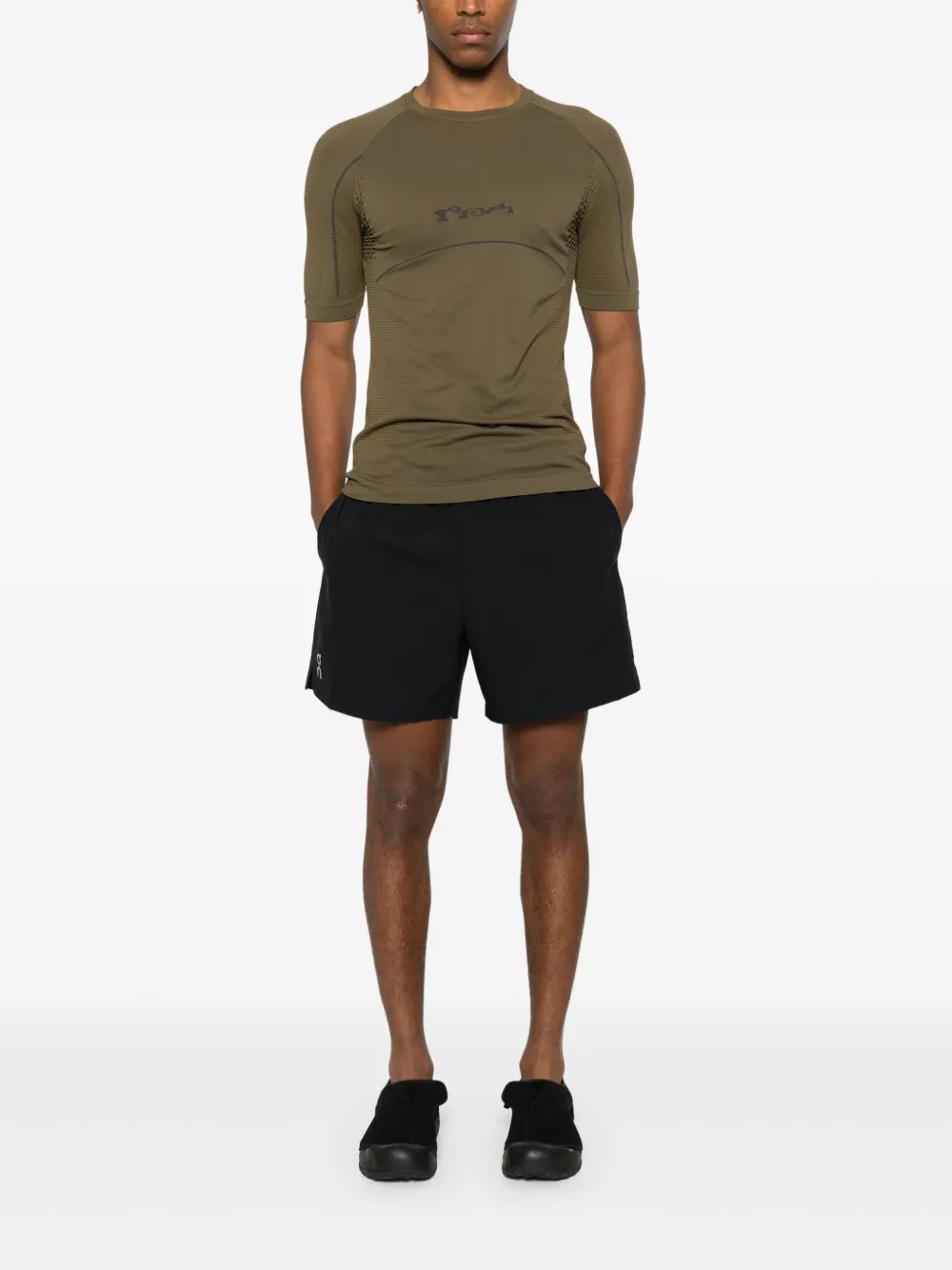 On Running logo-print performance shorts | Running Shorts | Image 2