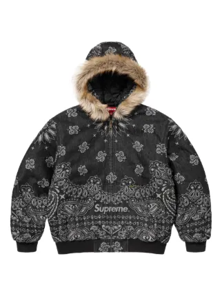 Supreme Bandana Jacquard Denim Jacket Ｍ 29872630_58988566_322.jpg