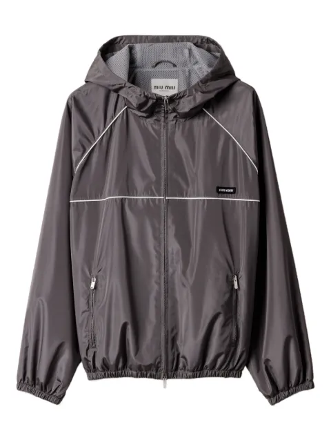 Miu Miu zip-up bomber jacket