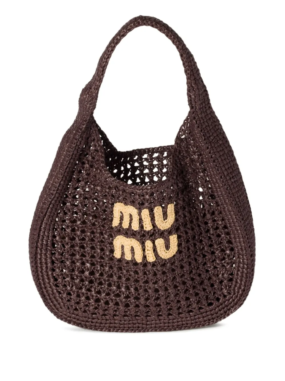 Miu Miu interwoven tote bag | Brown | Image 1