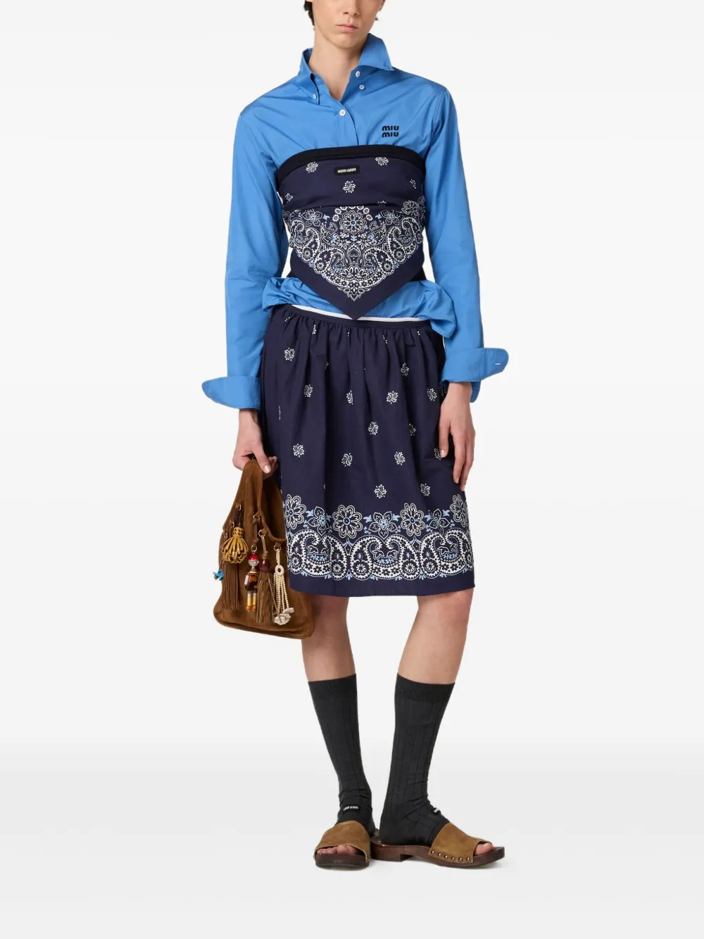 Miu Miu camisa con logo | Camisas | Image 2