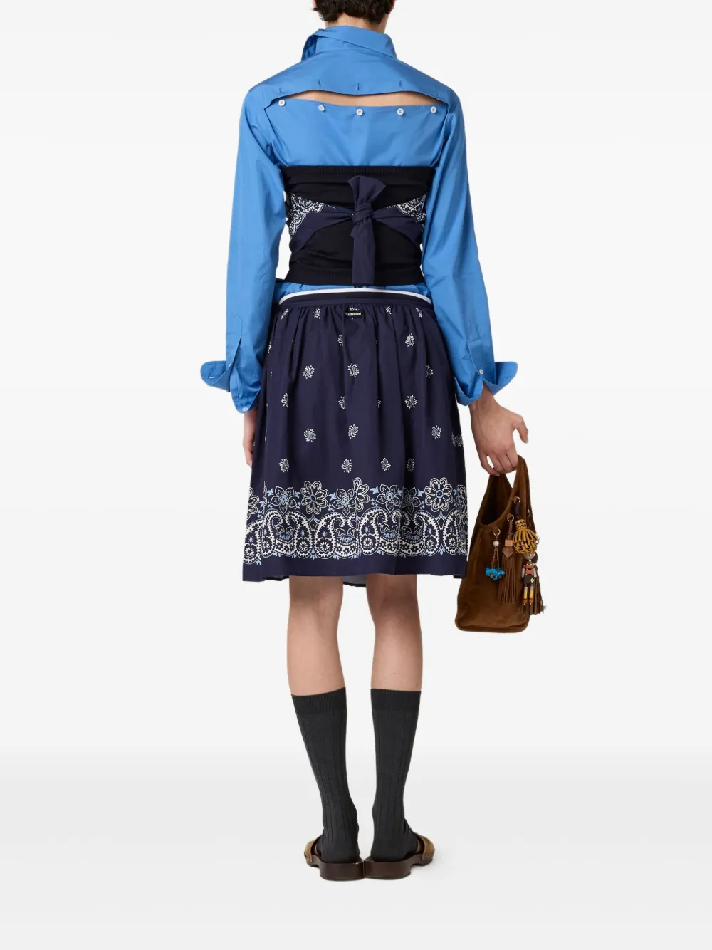 Miu Shirt met logo Blauw