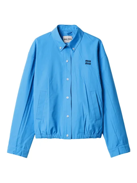 Miu Miu poplin shirt jacket