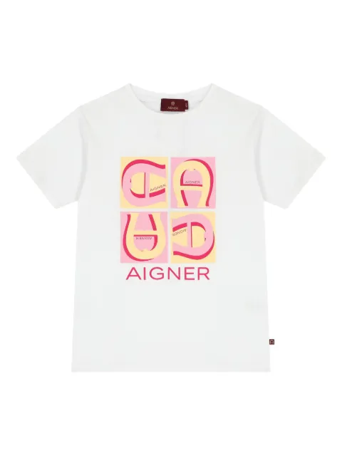Aigner Kids تيشيرت بطبعة شعار الماركة