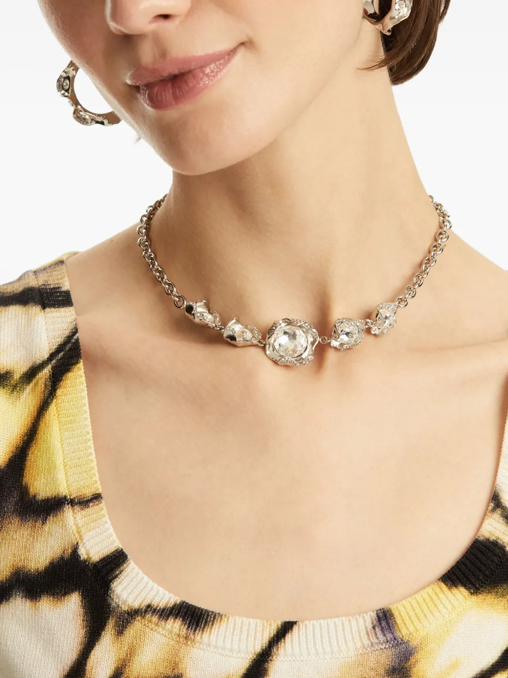 Oscar de la Renta crystal-embellished necklace | Image 2
