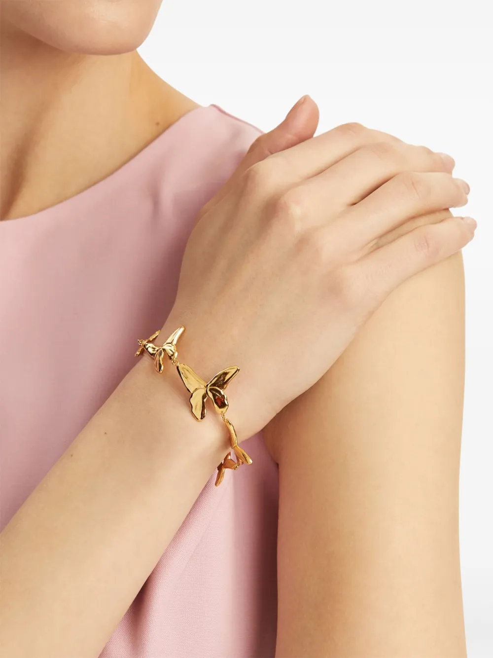 Oscar de la Renta Butterfly armband - Goud