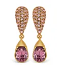 Oscar de la Renta Pavé Drop earrings - Gold