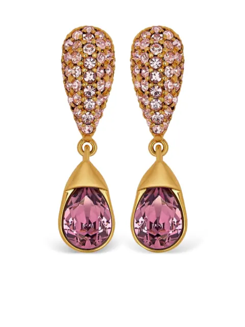 Oscar de la Renta Pavé Drop earrings