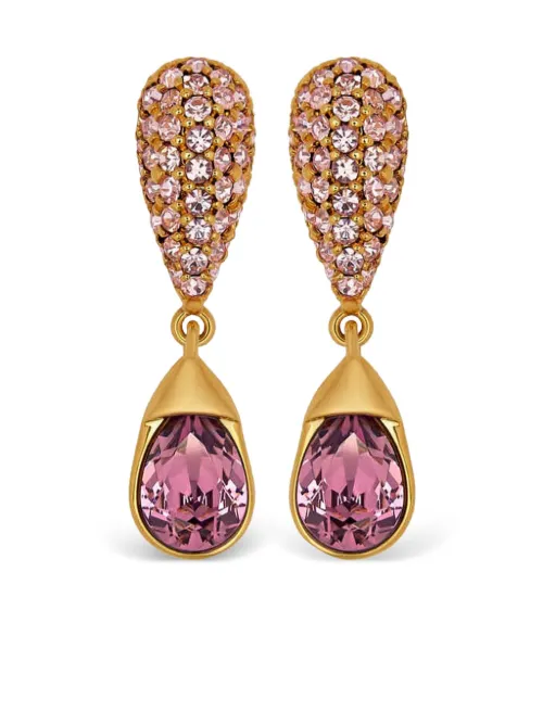 Pavé Drop earrings - Oscar de la Renta - Modalova