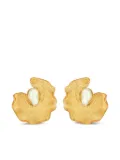 Oscar de la Renta pearl-detailing earrings - Gold