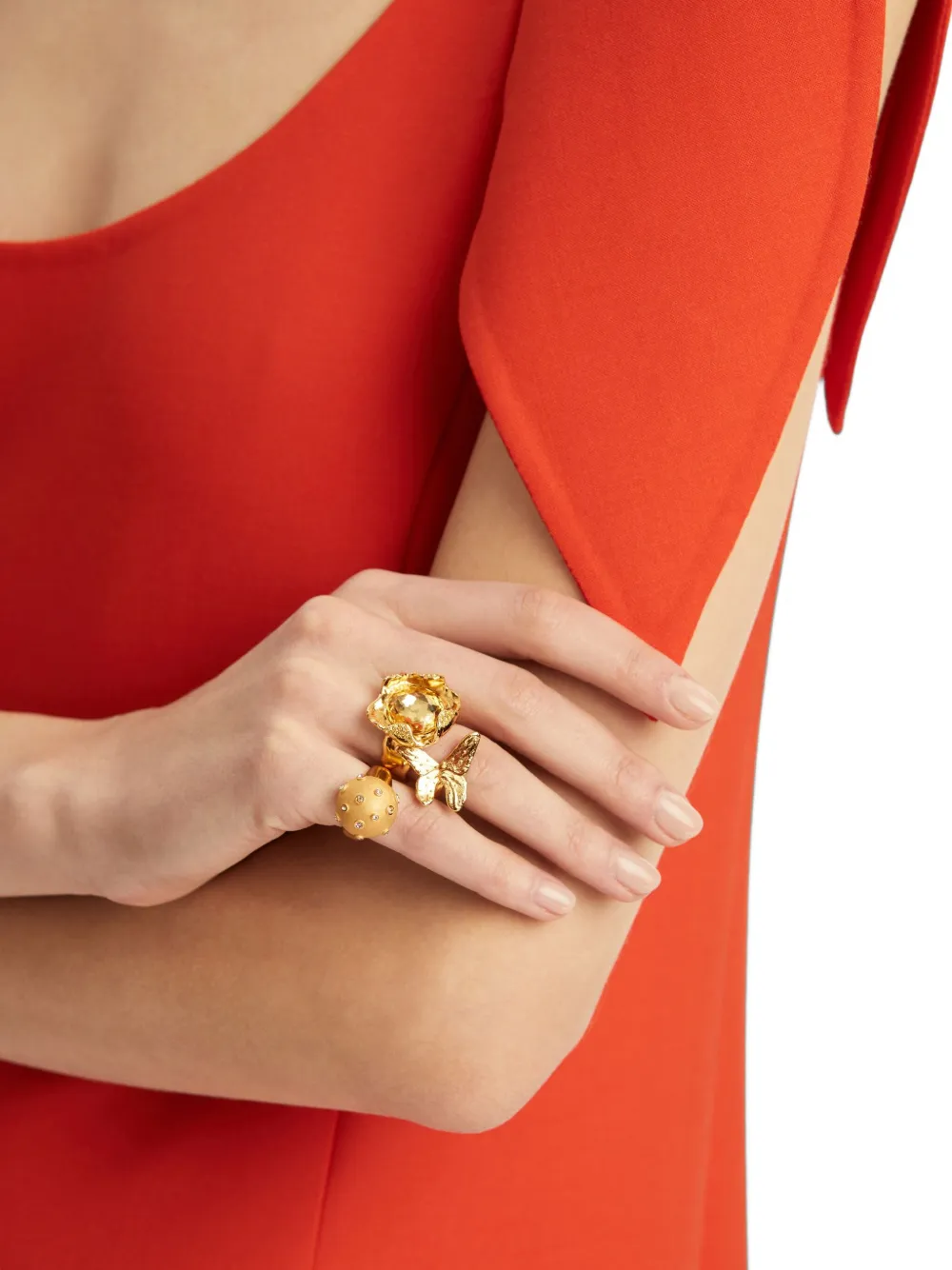Oscar de la Renta Butterfly ring - Goud