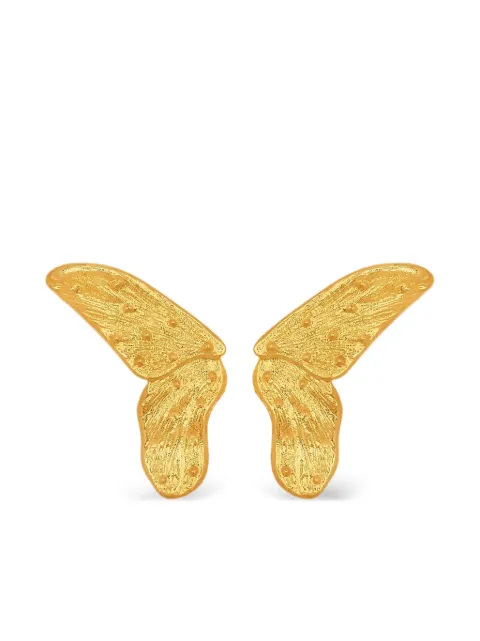Oscar de la Renta butterfly earrings 