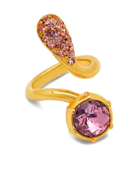 Oscar de la Renta crystal ring