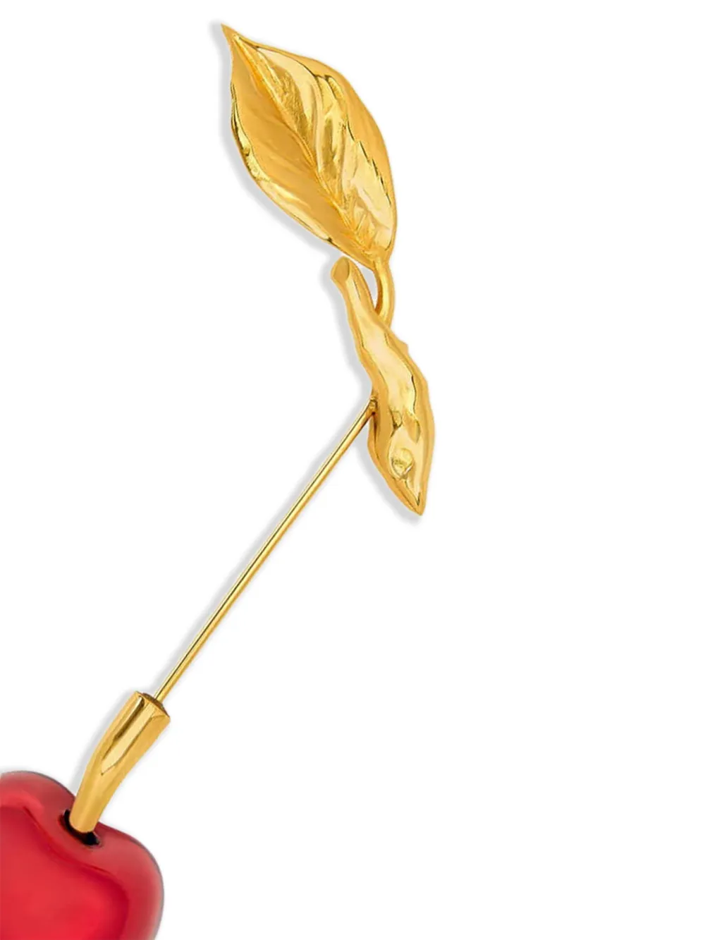 Oscar de la Renta Cherry broche - Goud