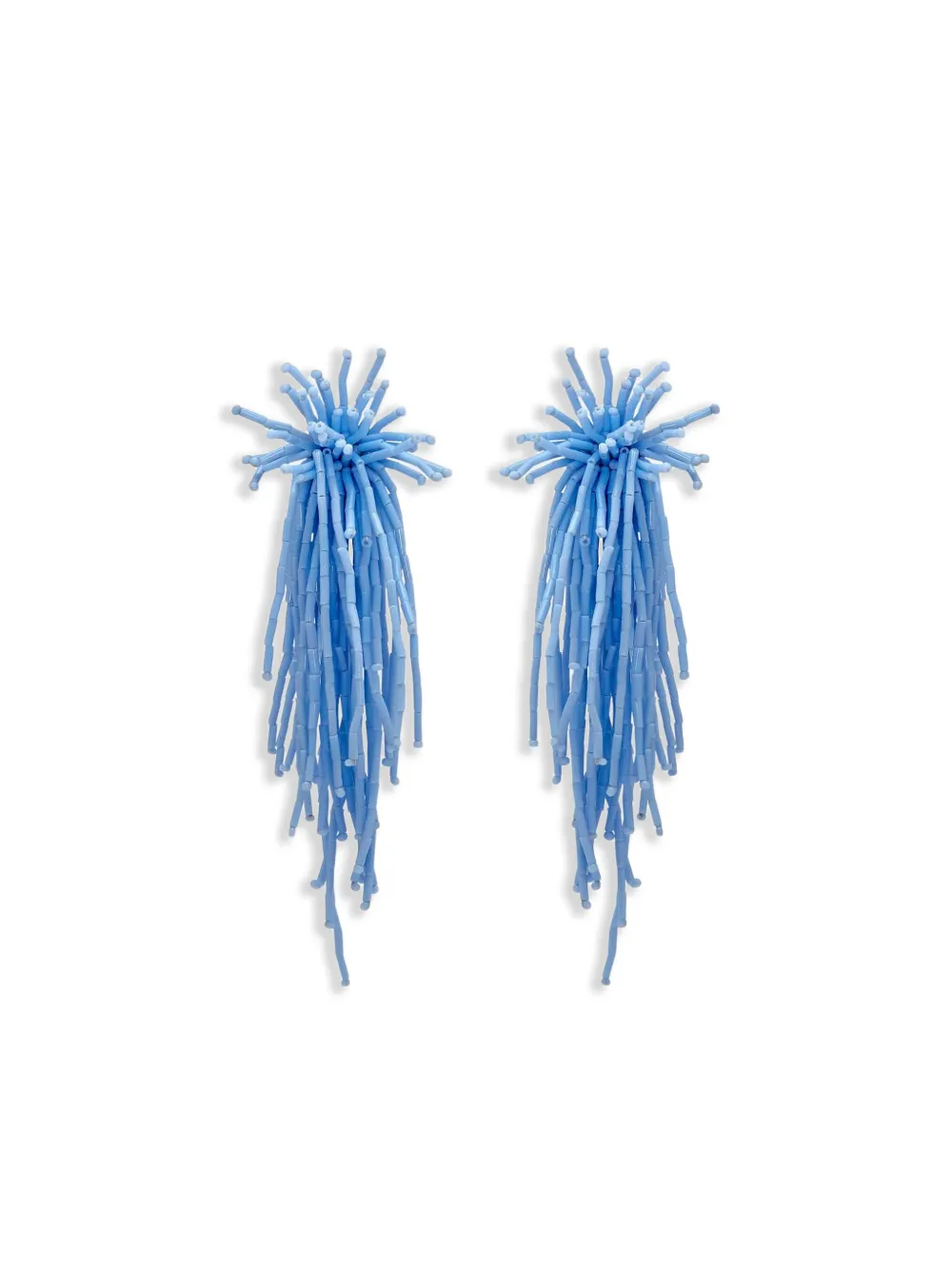 Oscar de la Renta Firework Tassel ピアス - ブルー Oscar de la Renta Firework Tassel ピアス - ブルー