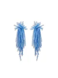 Oscar de la Renta Firework Tassel earrings - Blue