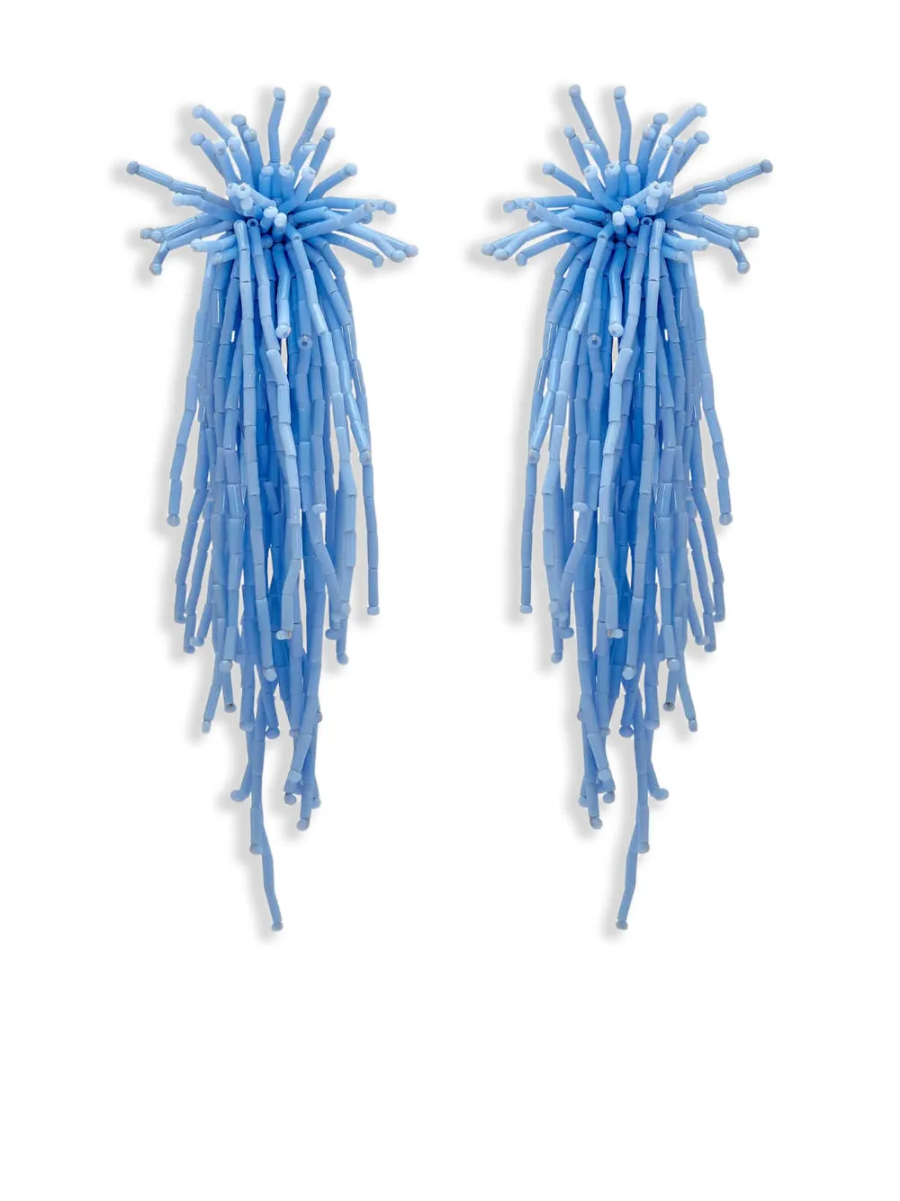 Oscar de la Renta Firework Tassel ピアス - ブルー Oscar de la Renta Firework Tassel ピアス - ブルー