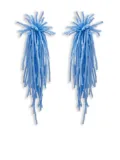 Oscar de la Renta Firework Tassel earrings - Blue