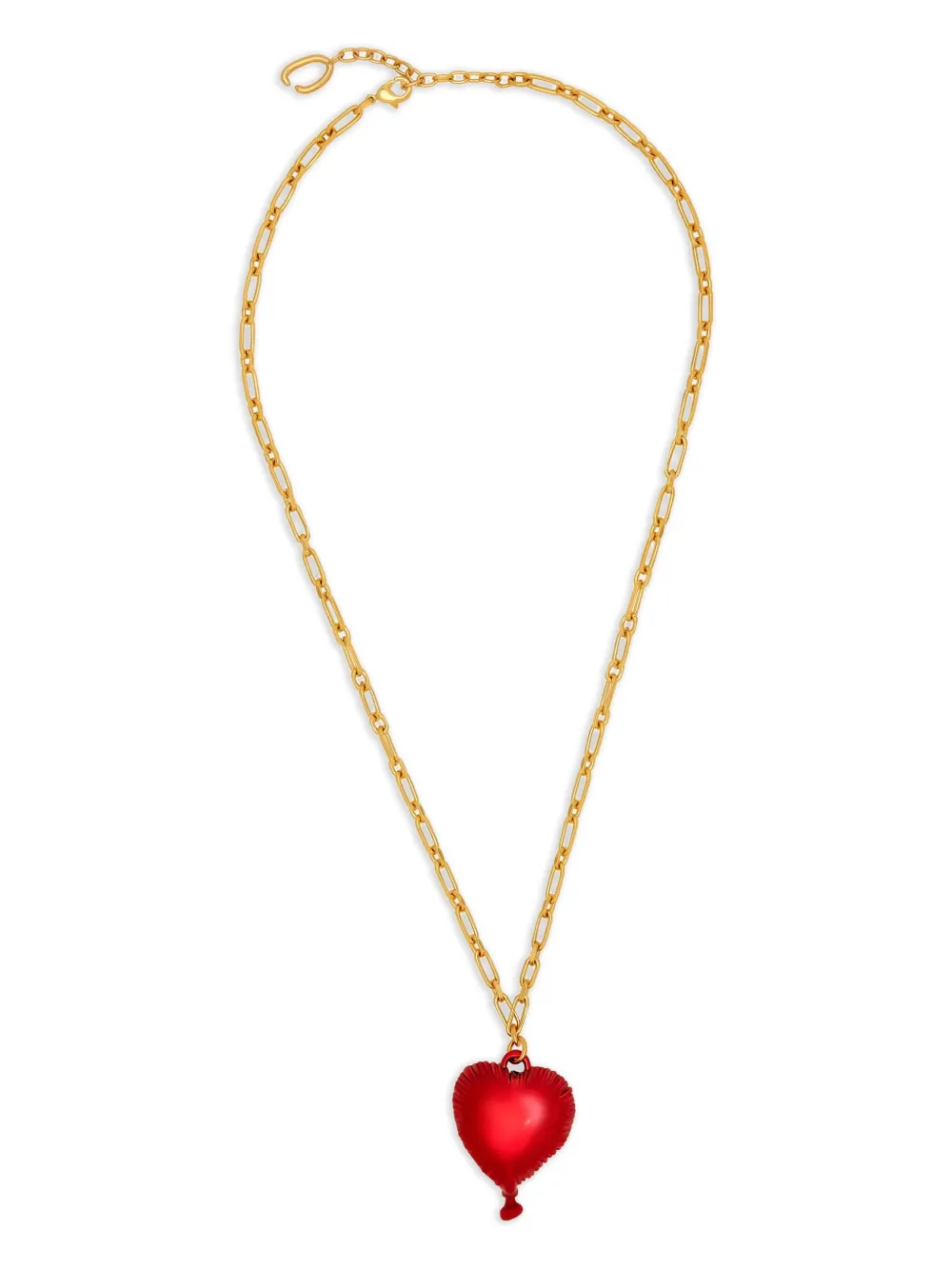Oscar de la Renta Heart Balloon ペンダント ネックレス - ゴールドトーン Oscar de la Renta Heart Balloon ペンダント ネックレス - ゴールドトーン