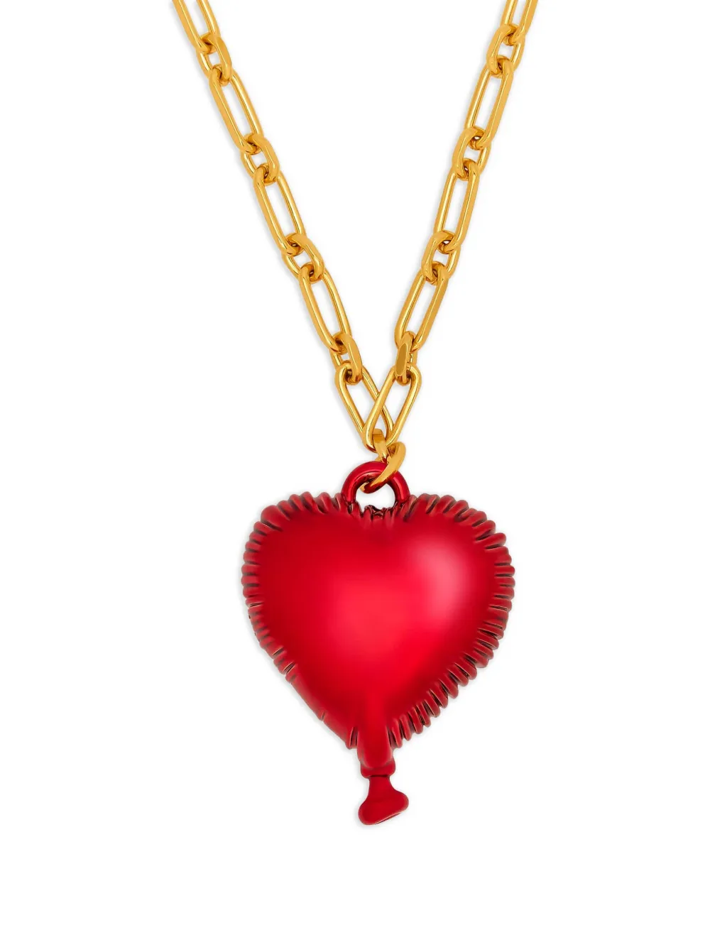 Oscar de la Renta Heart Balloon halsketting met hanger - Goud