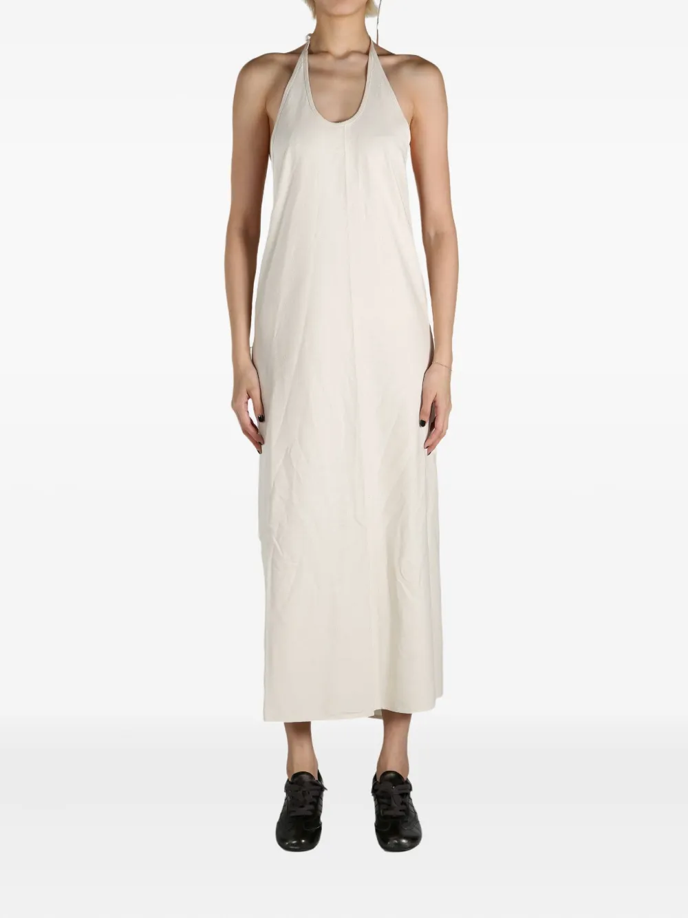 Baserange silk dress - Beige