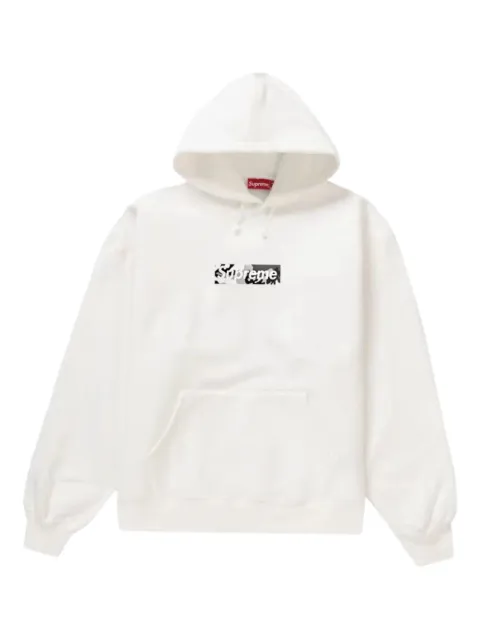 Supreme Miami box logo "SS25 - White" hoodie