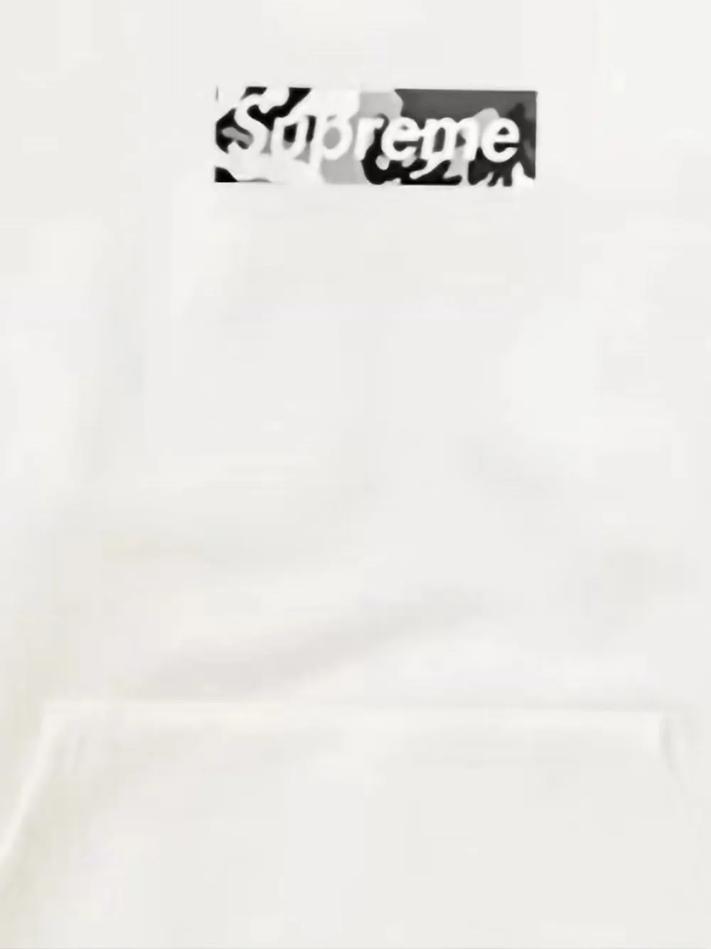 Supreme Miami "SS25 White" hoodie met logo Wit