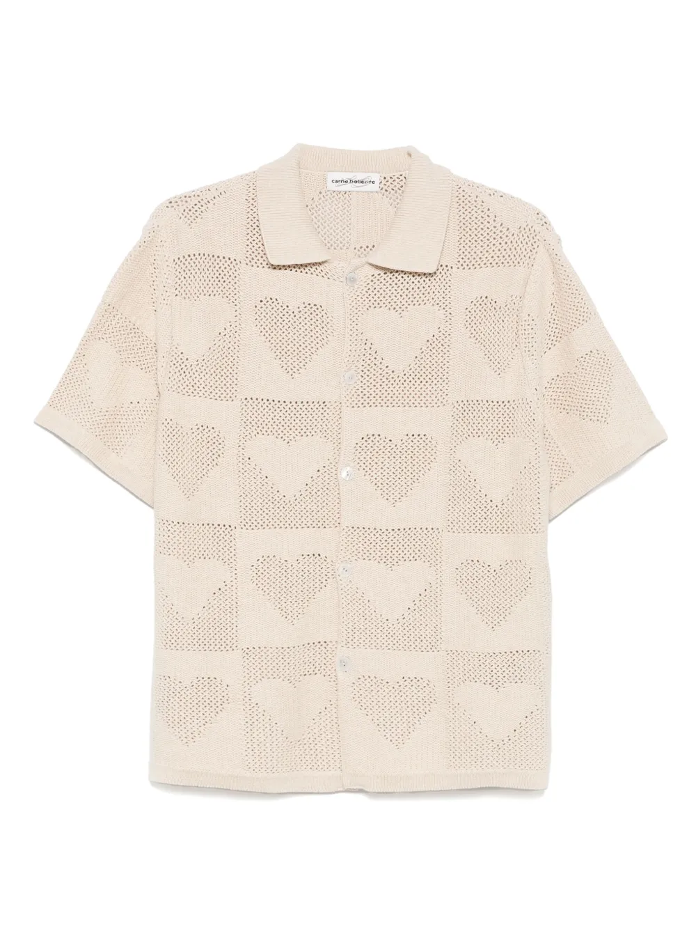 CARNE BOLLENTE Cupids Net shirt | Neutrals | Image 1