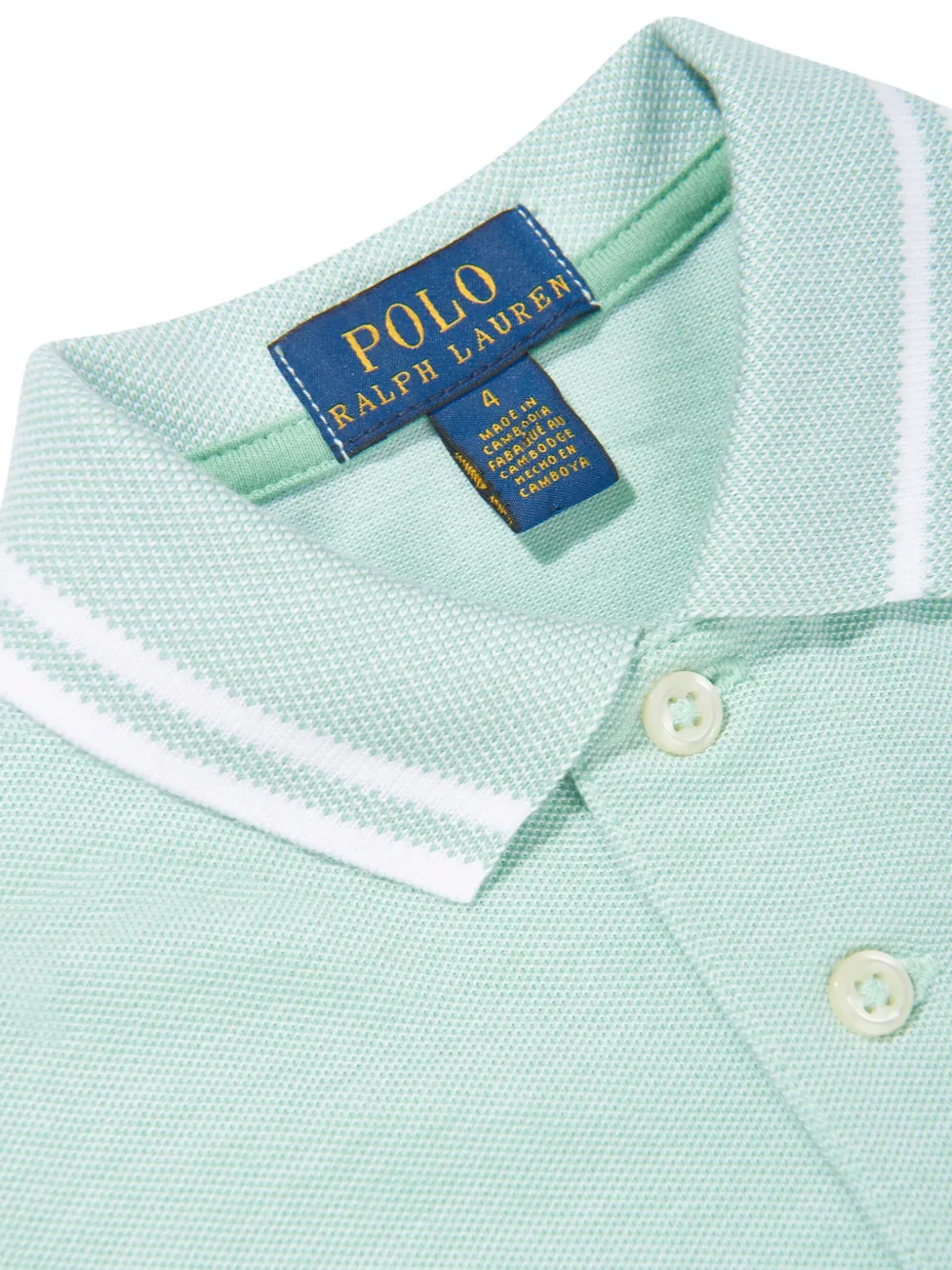 POLO RALPH LAUREN KIDS Poloshirt met borduurwerk Groen
