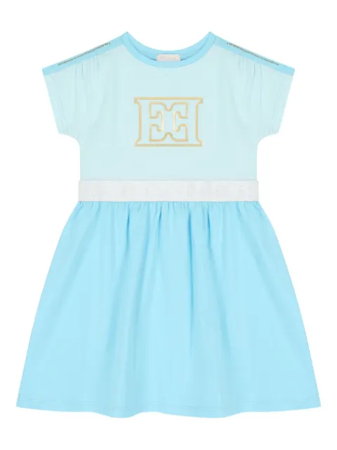 Escada Kids logo-print dress