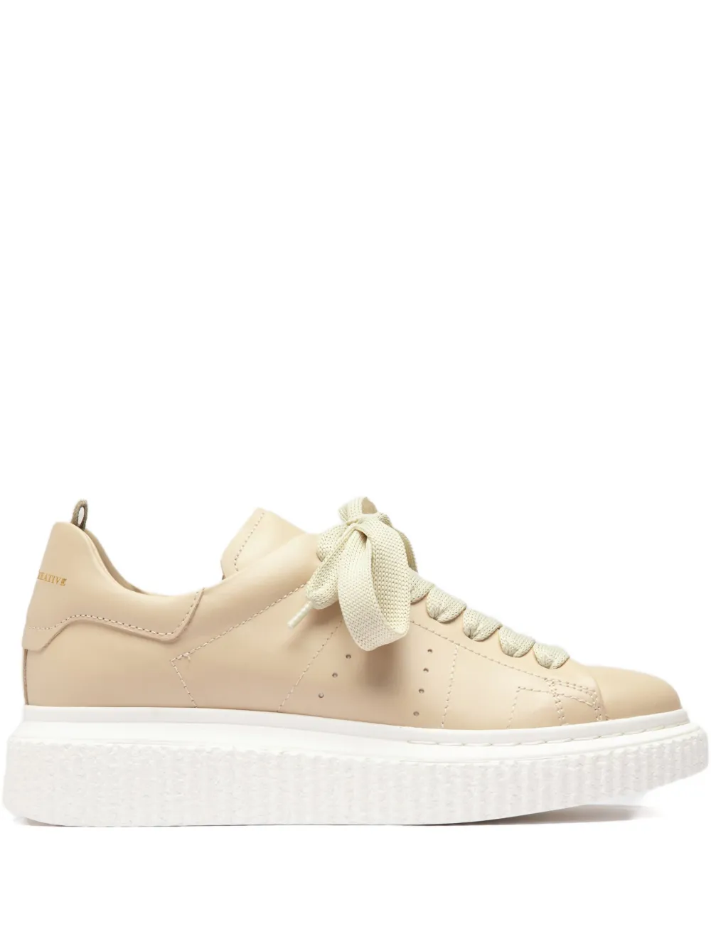 Officine Creative lace-up platform sneakers Neutrals