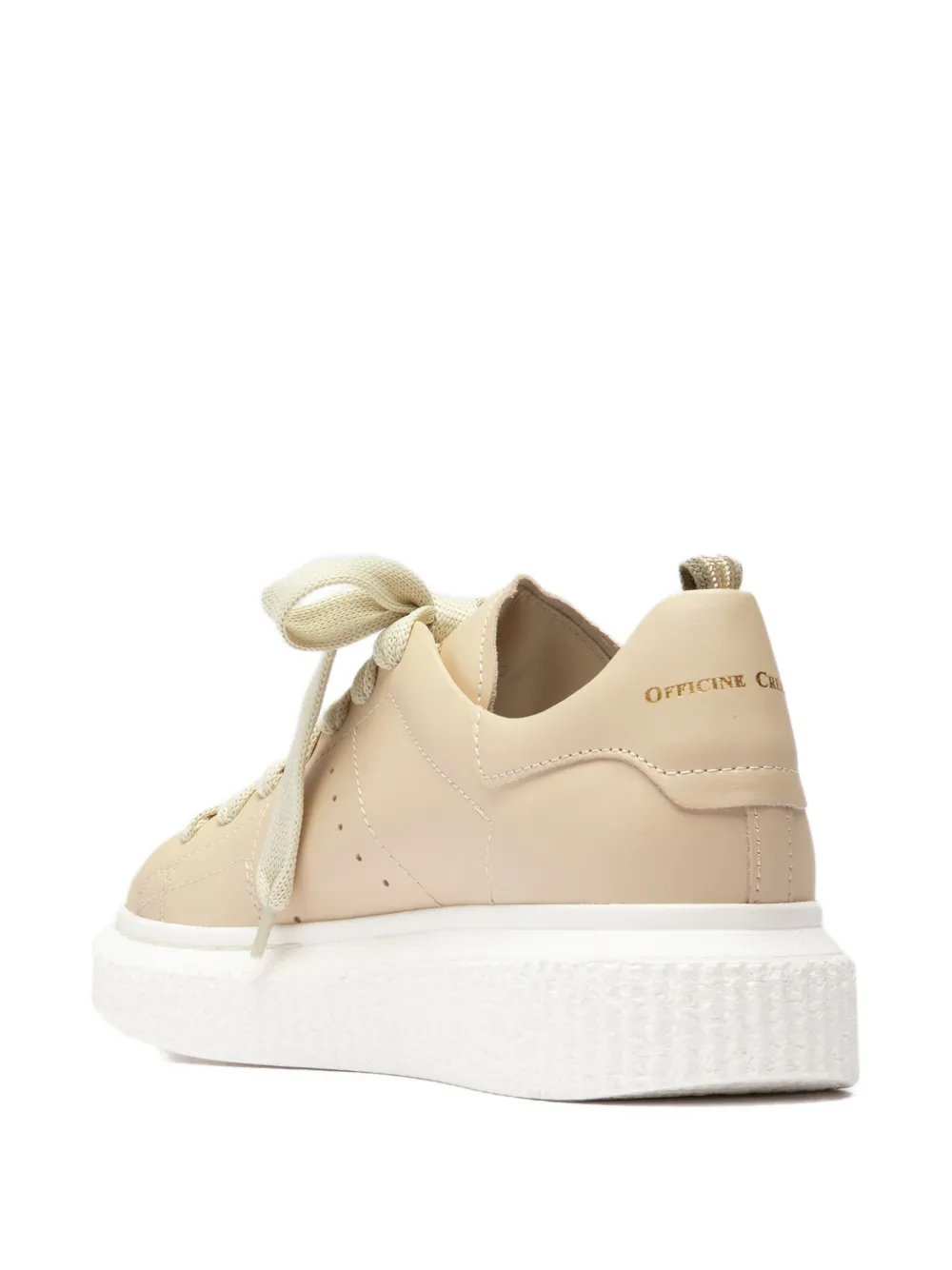 Officine Creative lace-up platform sneakers Neutrals