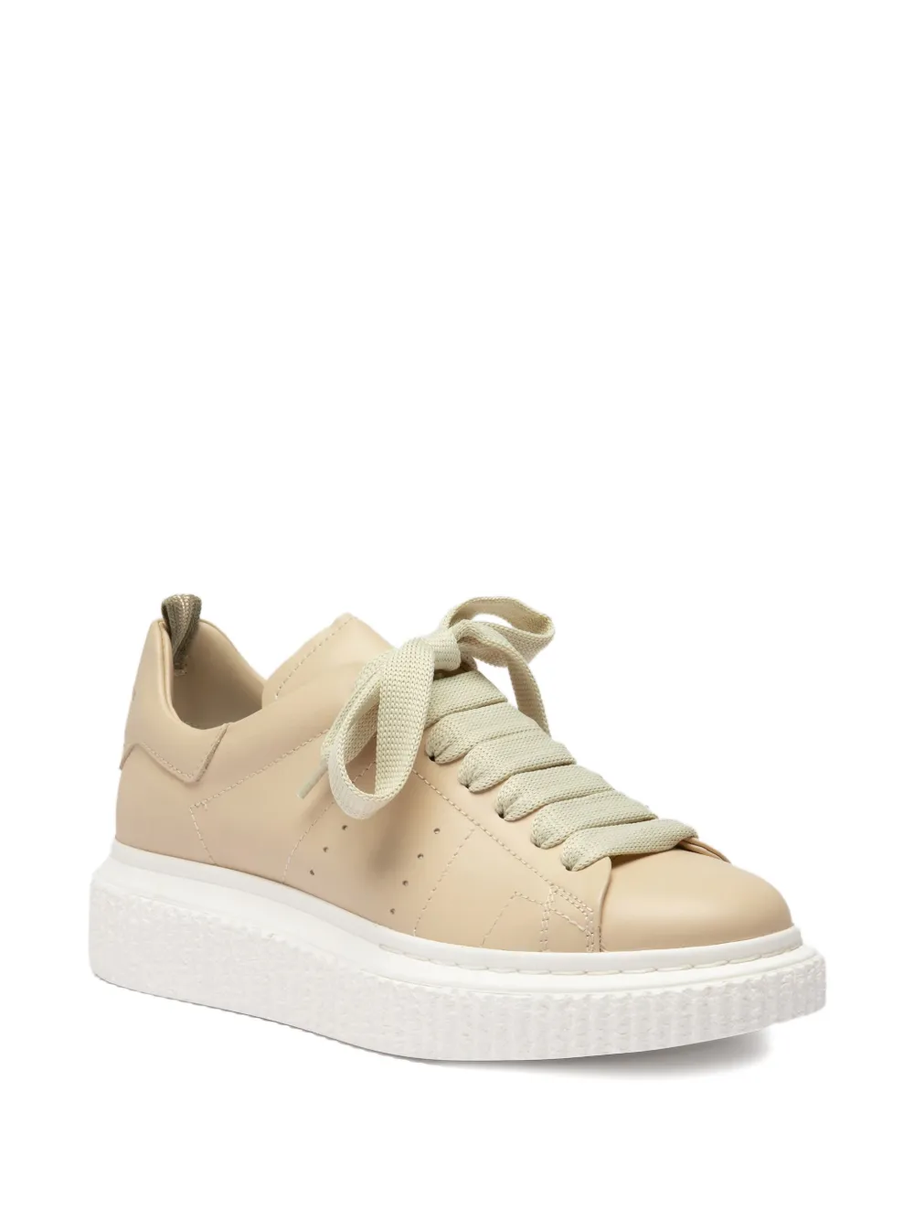 Officine Creative Sneakers met plateauzool - Beige