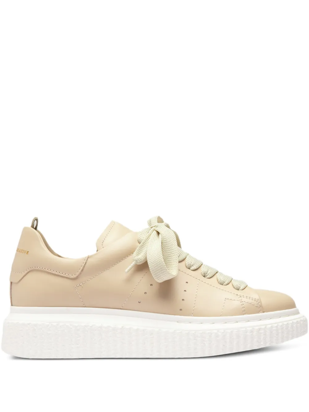 Officine Creative lace-up platform sneakers Neutrals