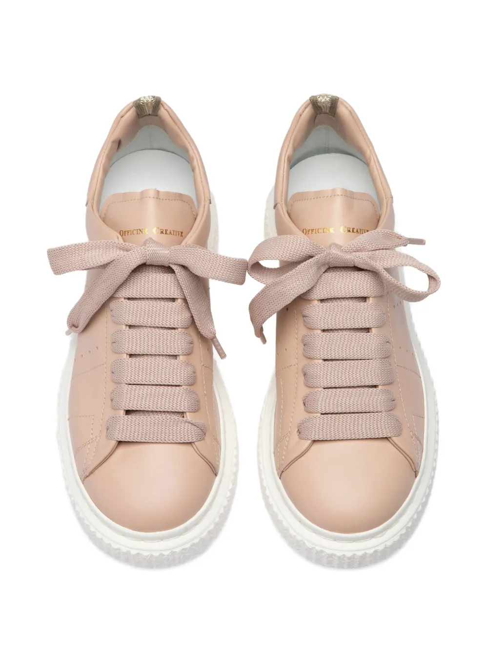Officine Creative Krace leren sneakers Roze