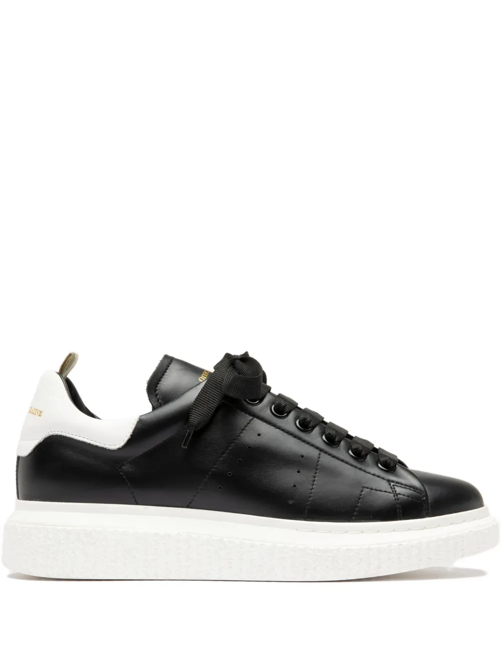 Officine Creative Krace 015 leren sneakers Zwart