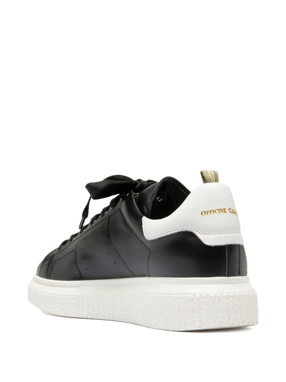 Officine Creative Krace 015 leren sneakers Zwart