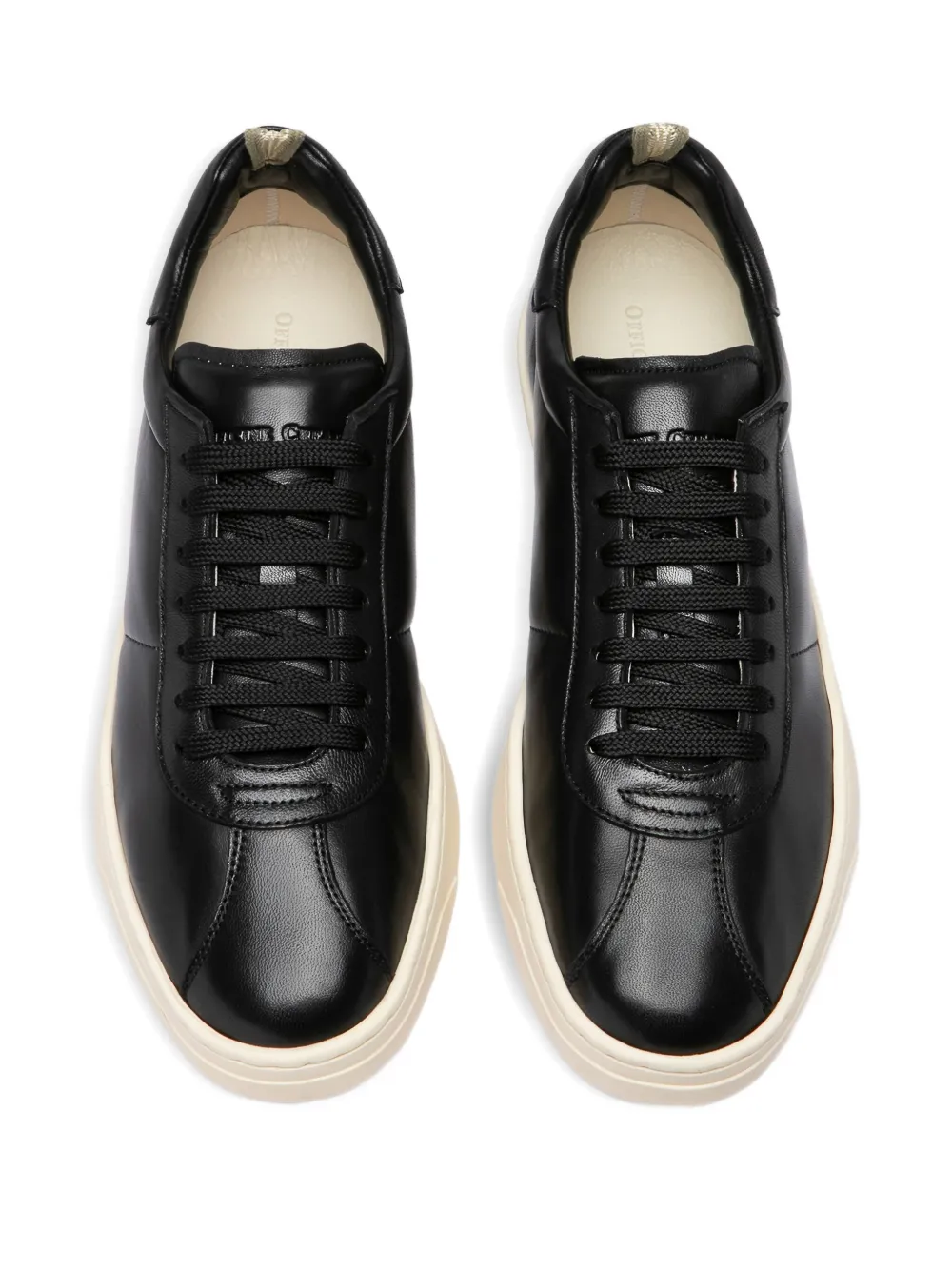 Officine Creative Karma leather sneakers Black