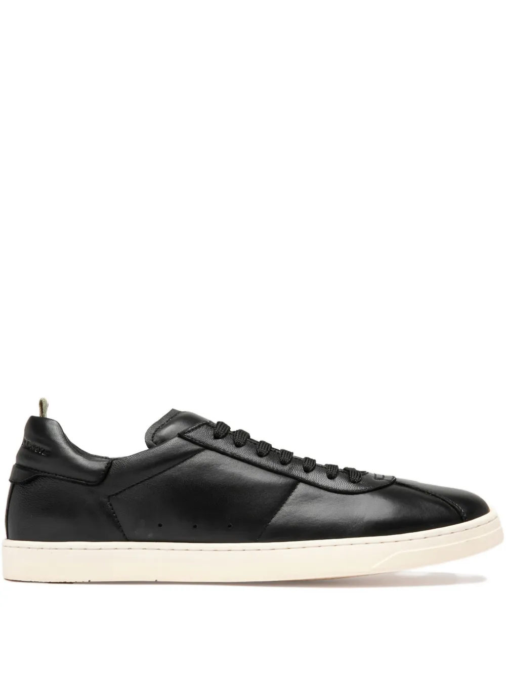 Officine Creative Karma leather sneakers | Black | Image 1