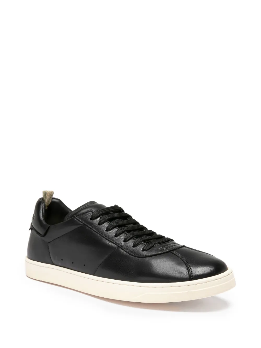 Officine Creative Karma leather sneakers Black