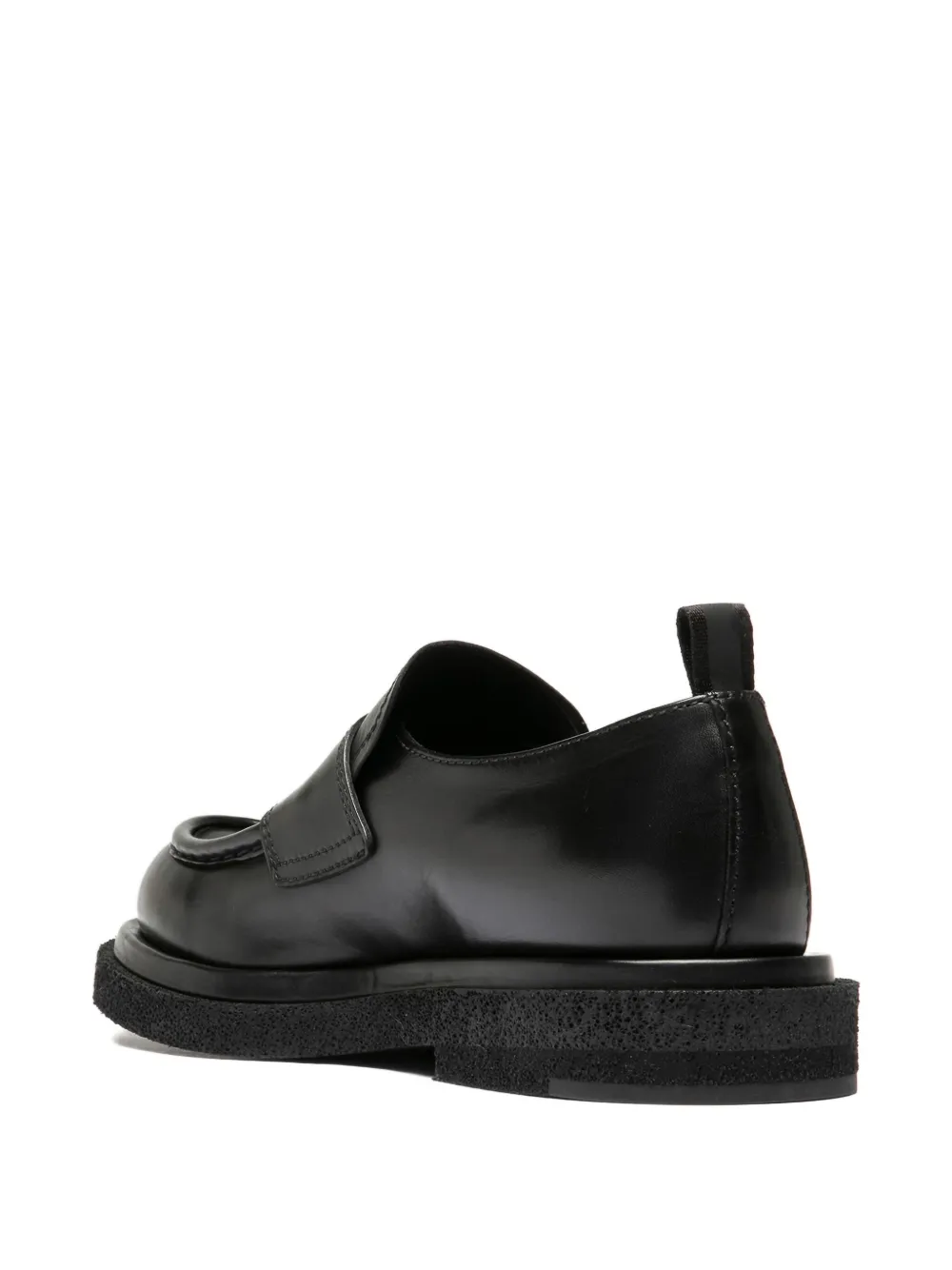 Officine Creative Wisal leren penny loafers Zwart