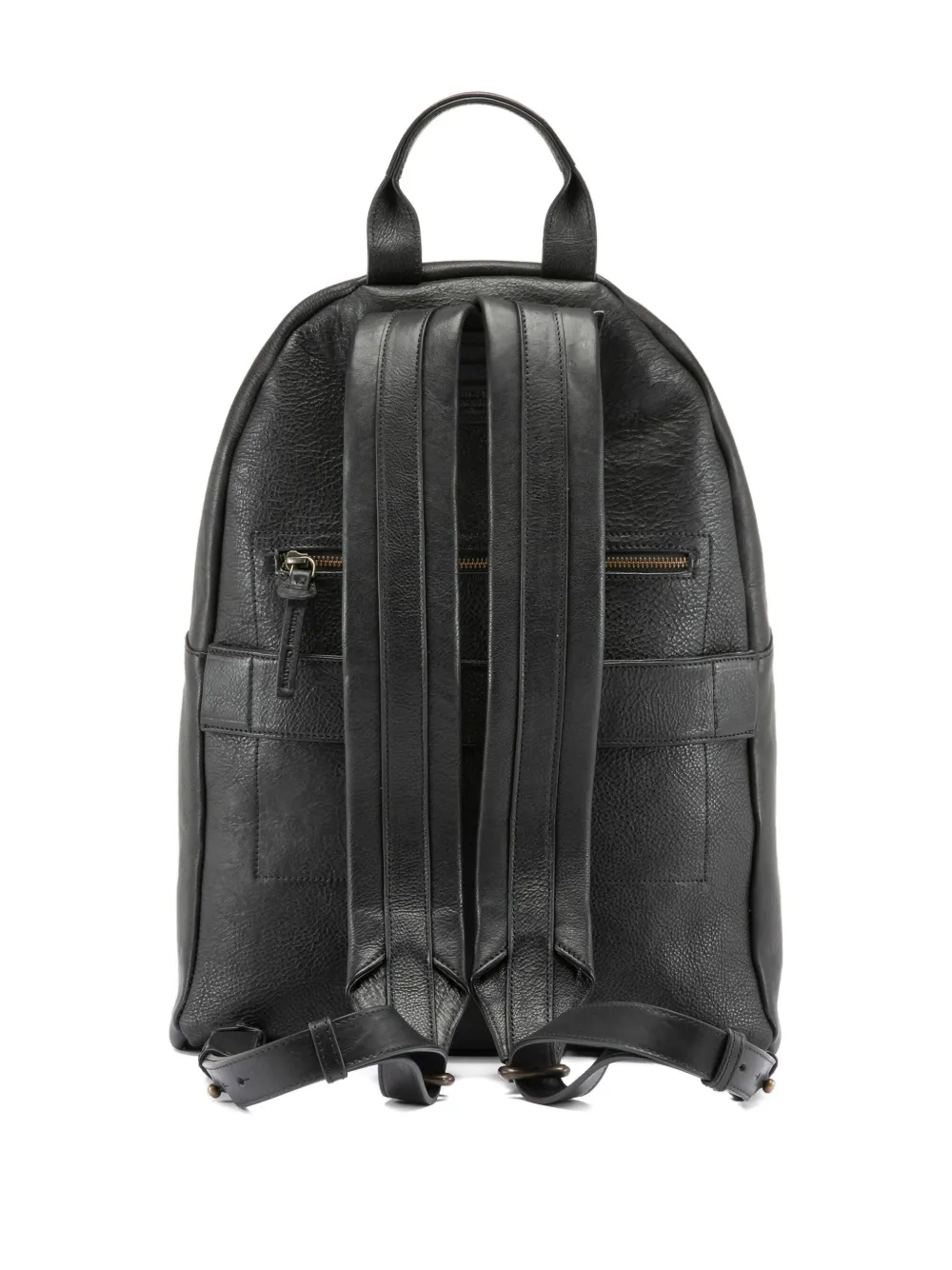 Officine Creative Leren rugzak Zwart