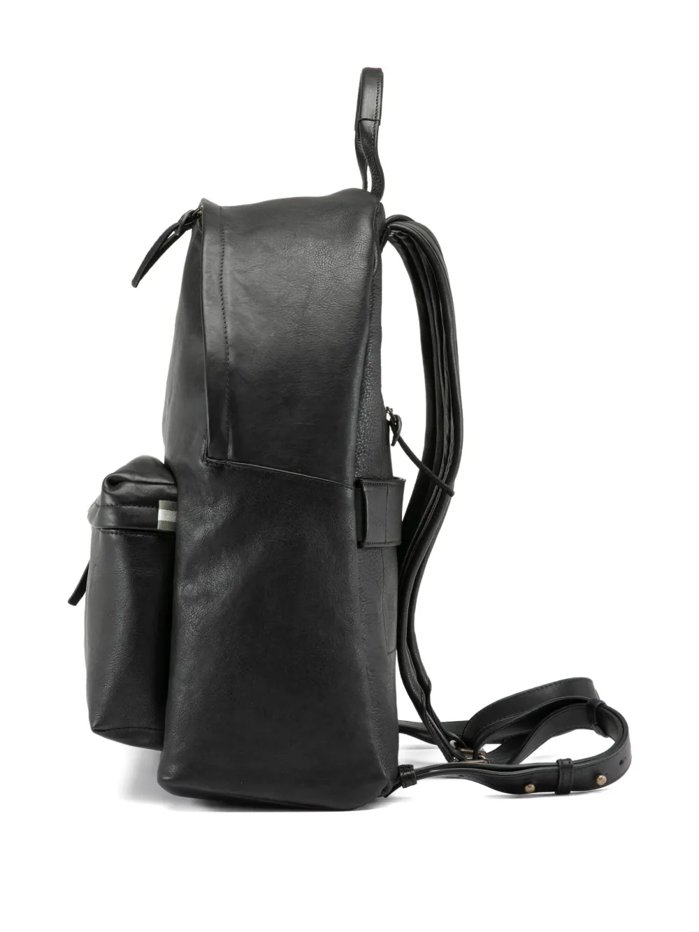 Officine Creative Leren rugzak Zwart