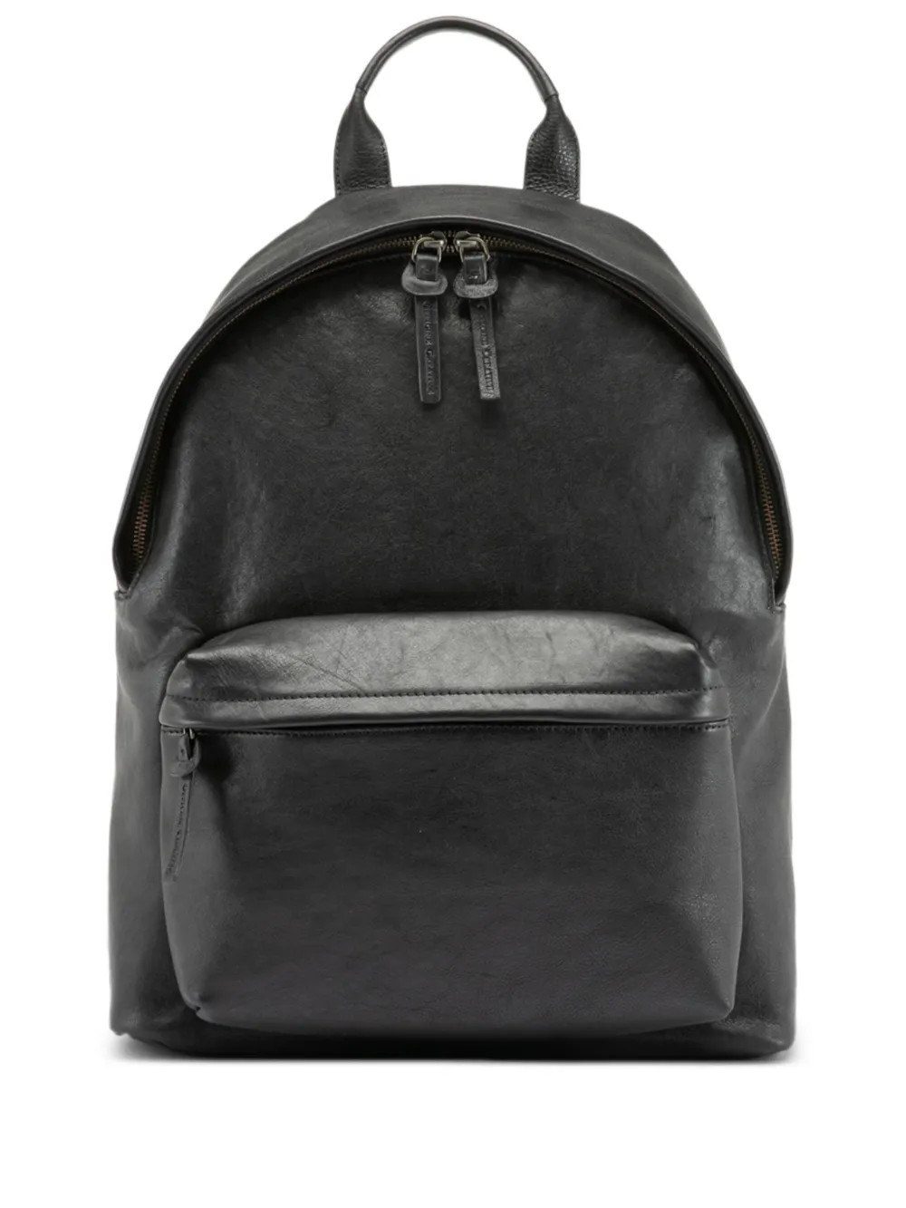 Officine Creative Leren rugzak Zwart